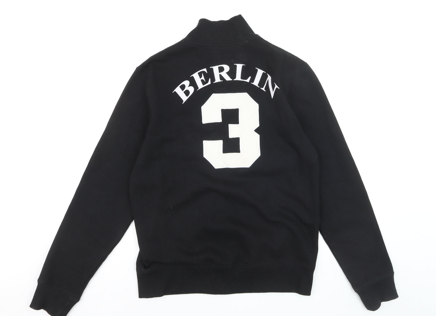 Robin Ruth Men's Black Full Zip Berlin Sweatshirt Size M