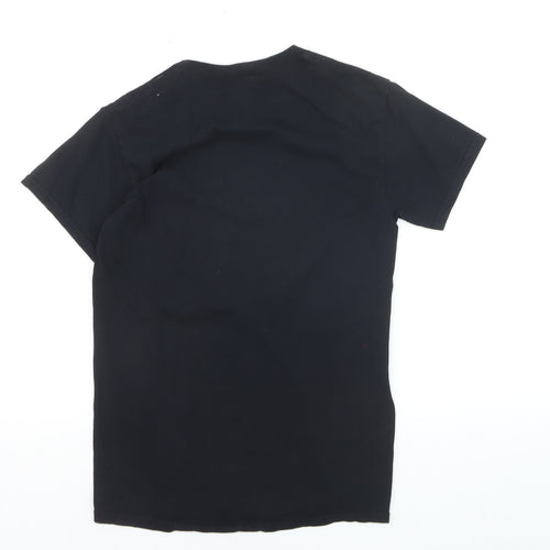The Beatles Men's Black Heavy Cotton Graphic Band T-Shirt Size S
