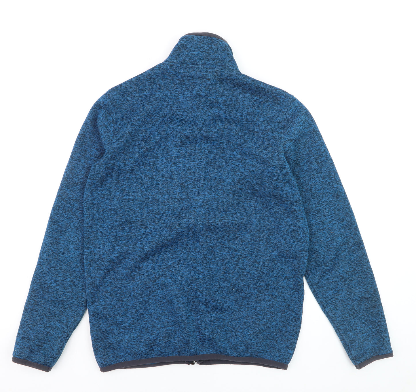 Möberg Men's Blue Full Zip Fleece Sweatshirt Size M