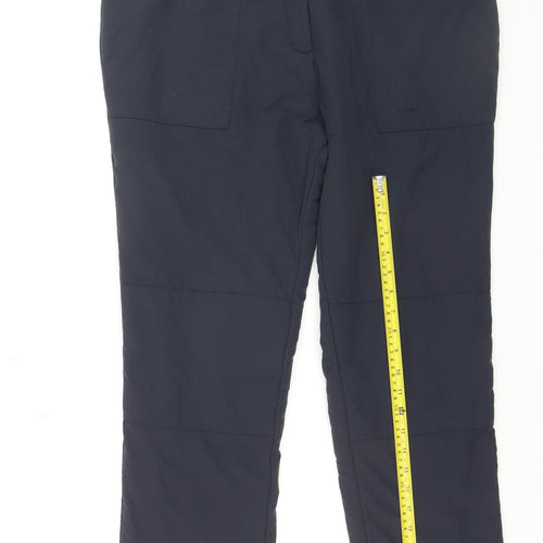 Rohan Womens Blue Cargo Trousers Size 16 Regular Quick Dry Travel Pants