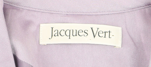 Jacques Vert Women's Purple Size 10 Longline Blazer Jacket