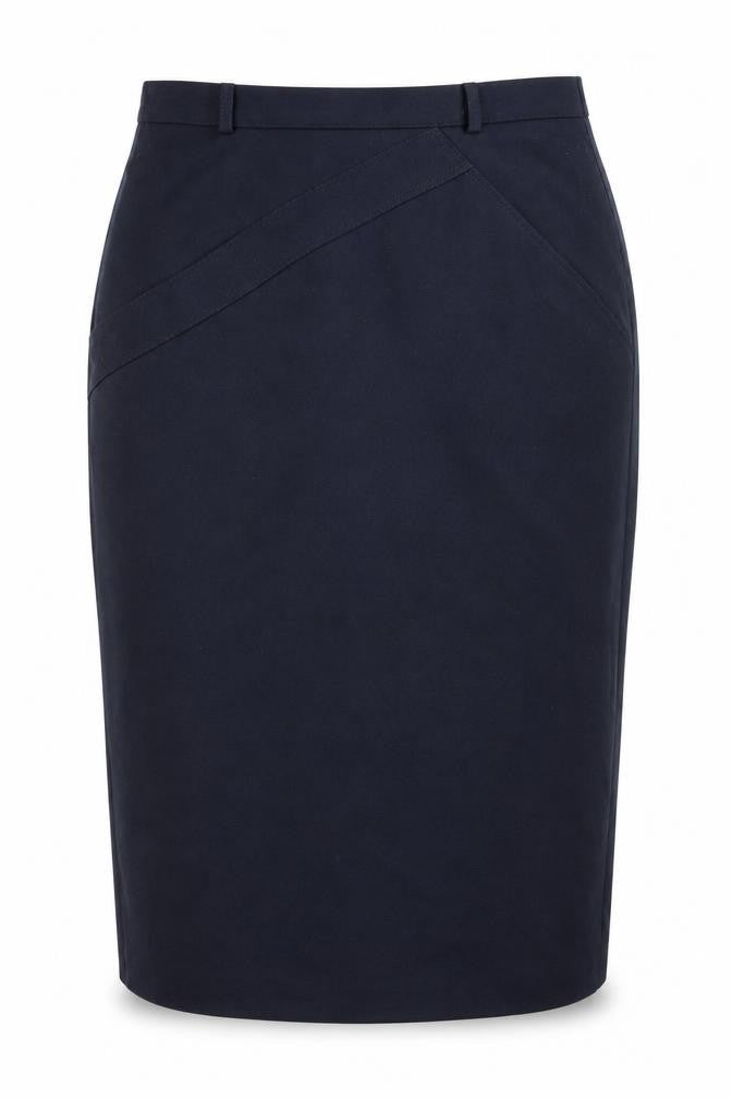Ravens Women’s Blue Wool Pencil Skirt Size 14 Vintage Workwear