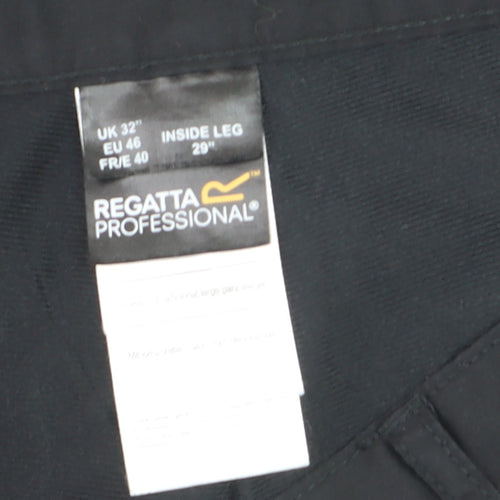 Regatta Professional Men's Black 32 Cargo Work Trousers