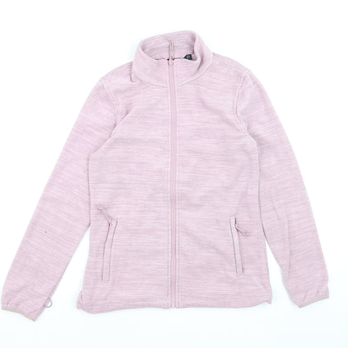Mountain Warehouse Women Pink Full Zip Fleece Jacket UK 8
