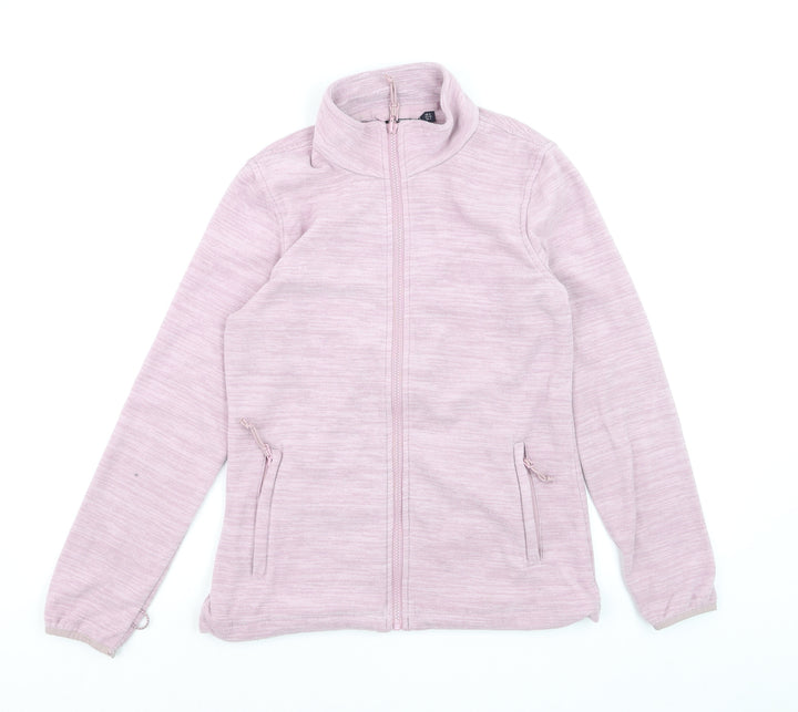 Mountain Warehouse Women Pink Full Zip Fleece Jacket UK 8