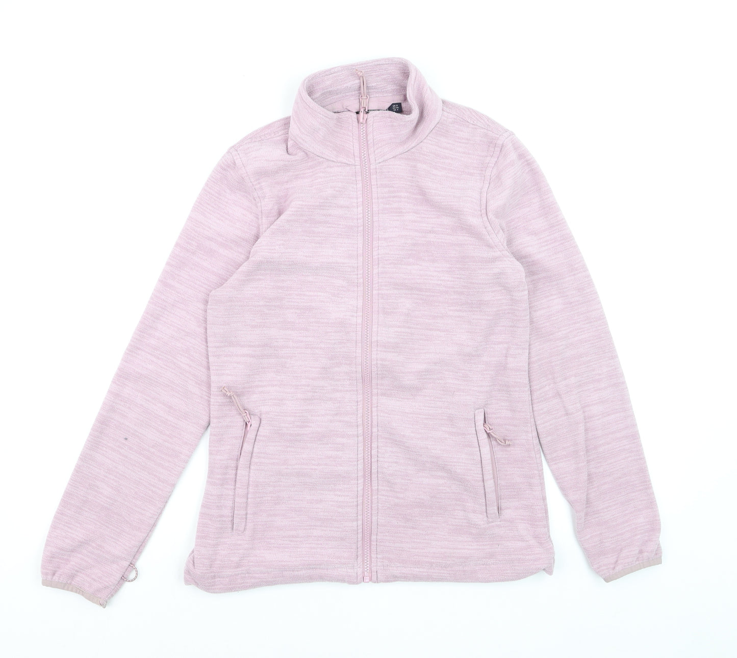 Mountain Warehouse Women Pink Full Zip Fleece Jacket UK 8