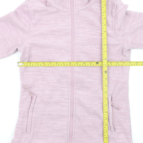 Mountain Warehouse Women Pink Full Zip Fleece Jacket UK 8
