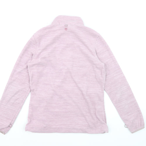 Mountain Warehouse Women Pink Full Zip Fleece Jacket UK 8
