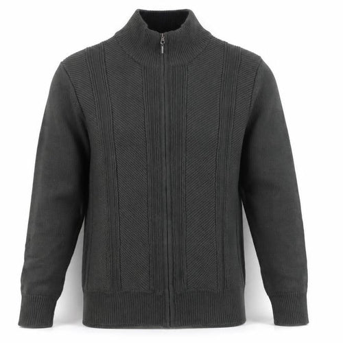 Calvin Klein Men's Green Full Zip Knit Jumper Size M
