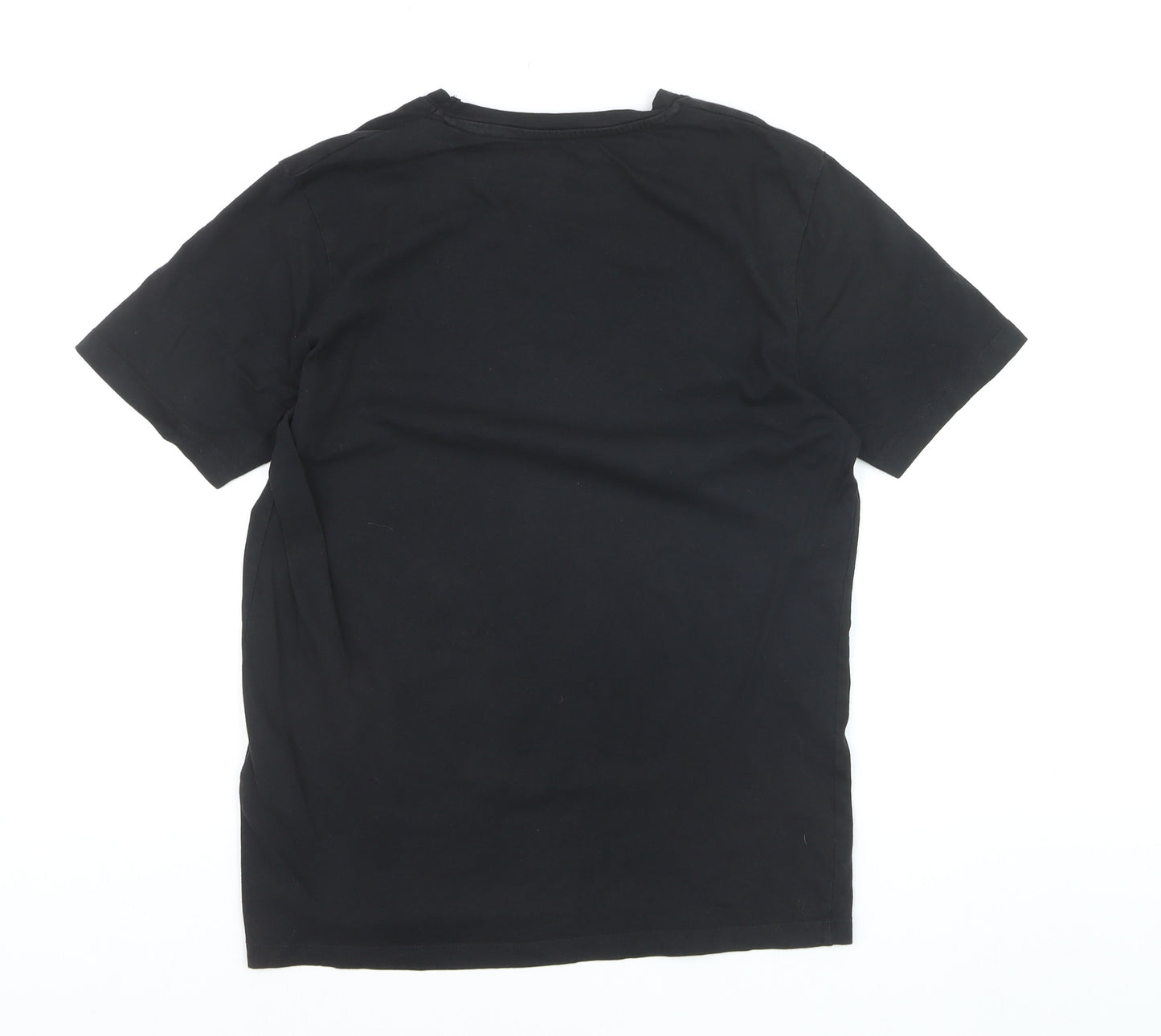 Jack & Jones Boys Black Graphic Print Urban Logo T-Shirt 10-11 Years Regular Fit