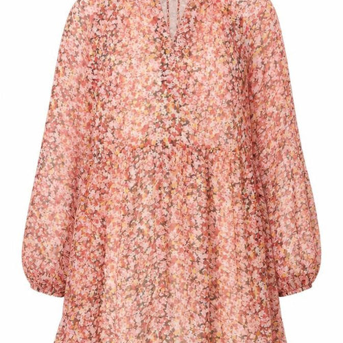 Stradivarius Women Multicoloured Floral A-Line Dress Size 12