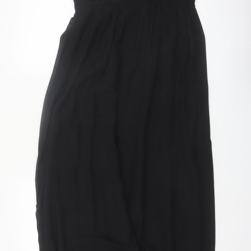 Planet Womens Black Beaded Empire Waist Sleeveless Formal Dress Size 8