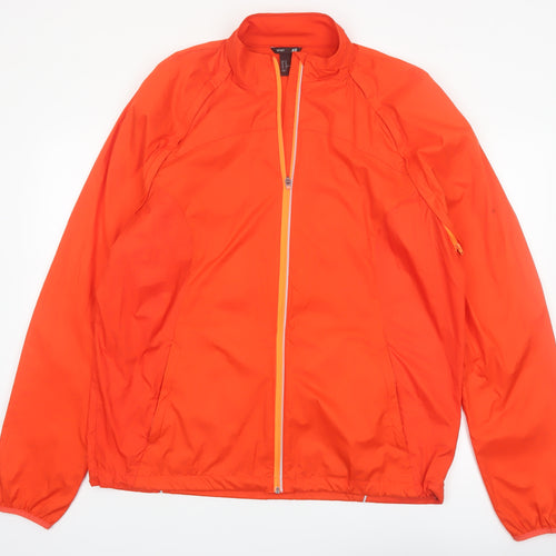 H&M Men’s Orange XL Windbreaker Lightweight Sport Jacket