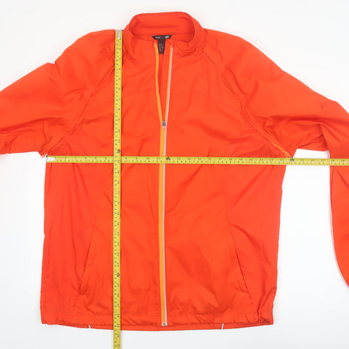H&M Men’s Orange XL Windbreaker Lightweight Sport Jacket