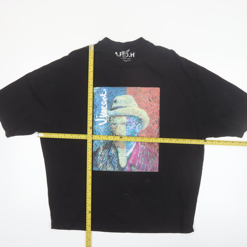 ASOS Women’s Black Art Print Vincent Van Gogh Relaxed T-Shirt Size M