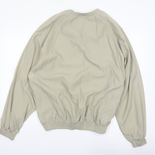 Munsingwear Men’s Beige V-Neck Pullover Golf Sweatshirt L