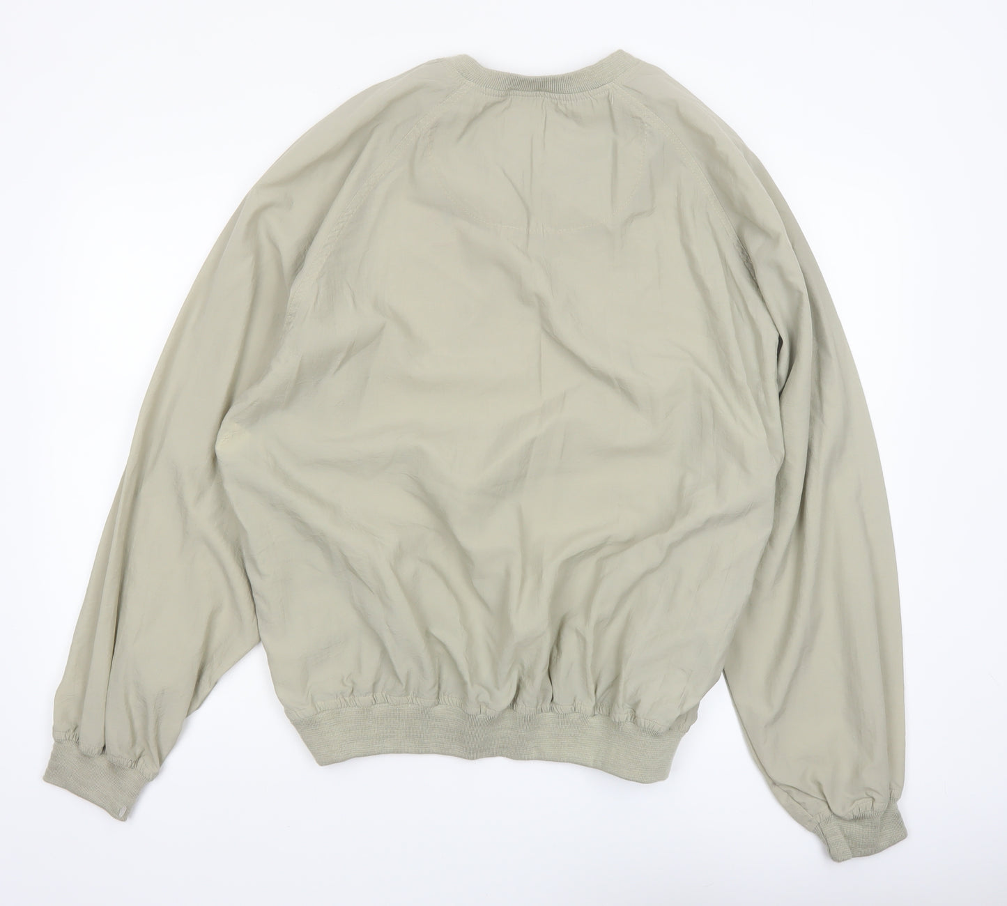 Munsingwear Men’s Beige V-Neck Pullover Golf Sweatshirt L