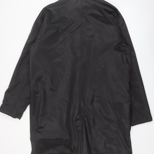 Paul Berman Men's Black M Rain Coat Waterproof Long Jacket
