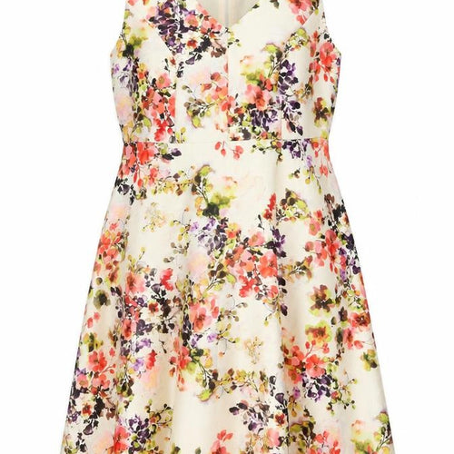 Studio 8 Women’s Multicoloured Floral A-Line Sleeveless Dress Size 20