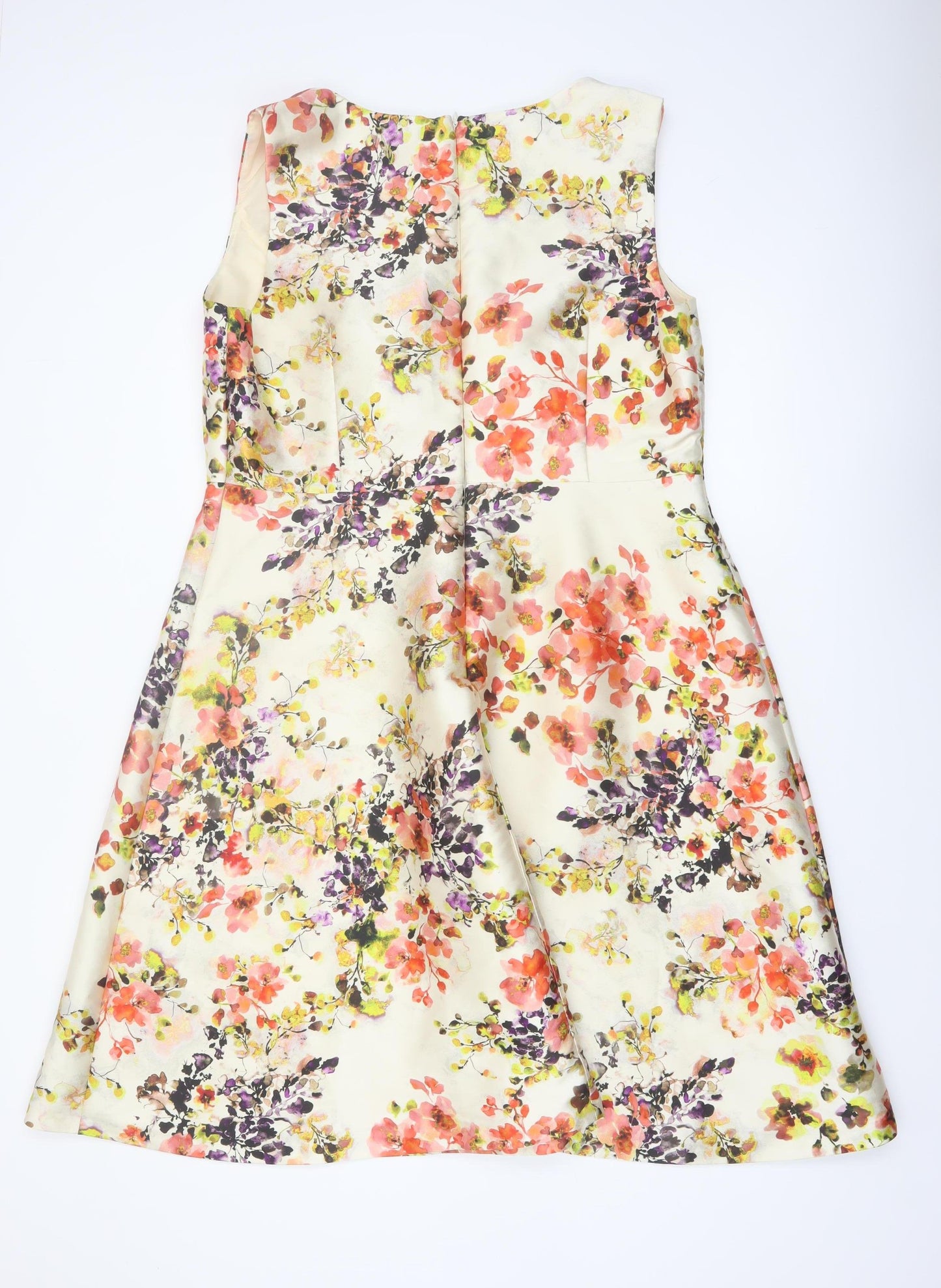 Studio 8 Women’s Multicoloured Floral A-Line Sleeveless Dress Size 20