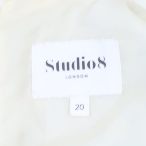 Studio 8 Women’s Multicoloured Floral A-Line Sleeveless Dress Size 20