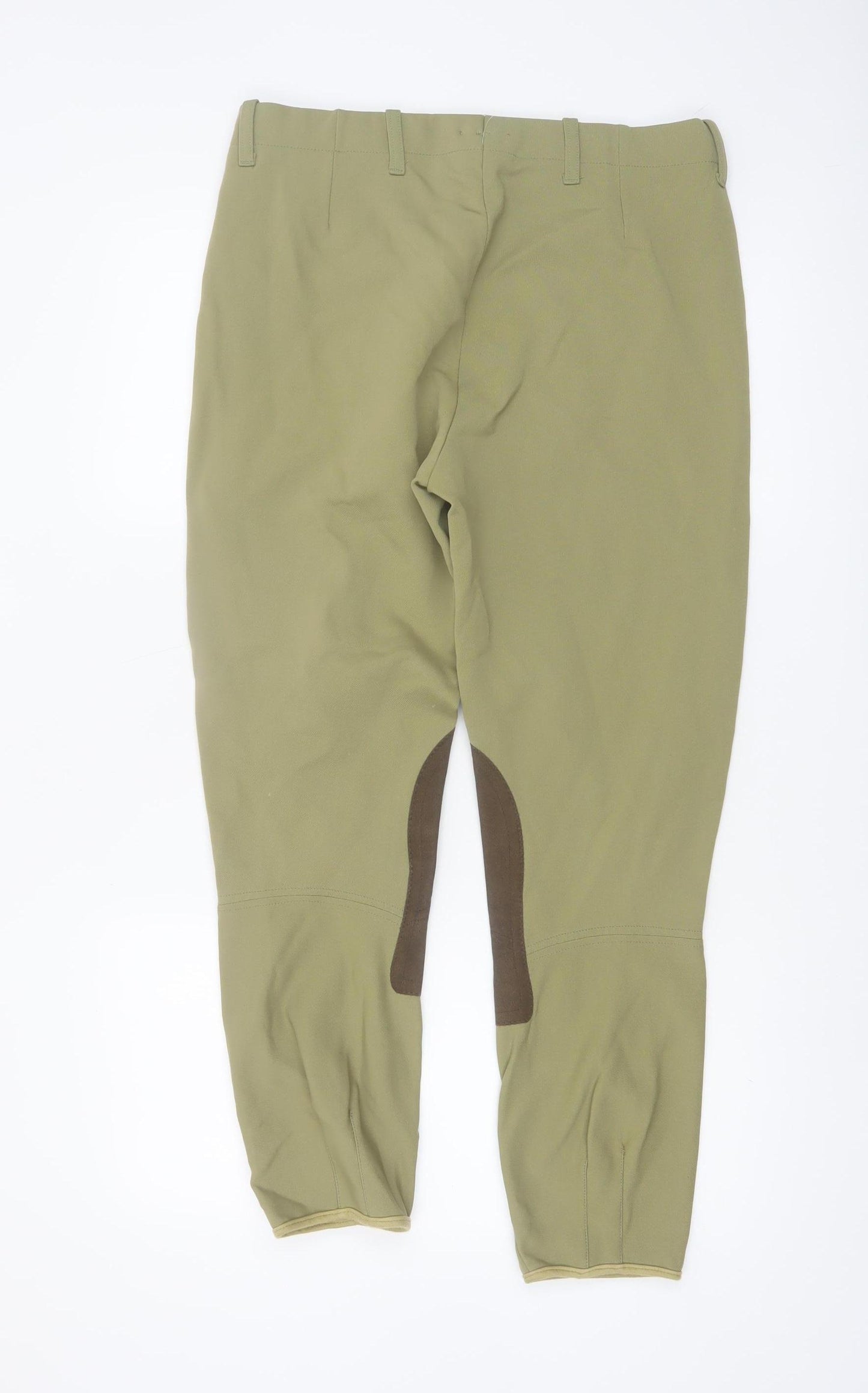 TuffRider Women’s Green Cotton Stretch Riding Jodhpurs Size 32