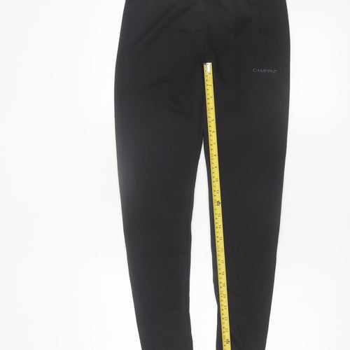 Campri Womens Black Size 12 Slim Fit Sports Leggings