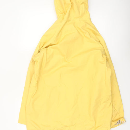 Rain-Slicks Womens Yellow Hooded Waterproof Rain Coat Jacket M