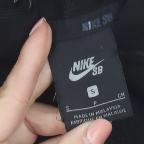Nike SB Men's Black Full Zip Hoodie Size S Fleece Skate Sweatshirt