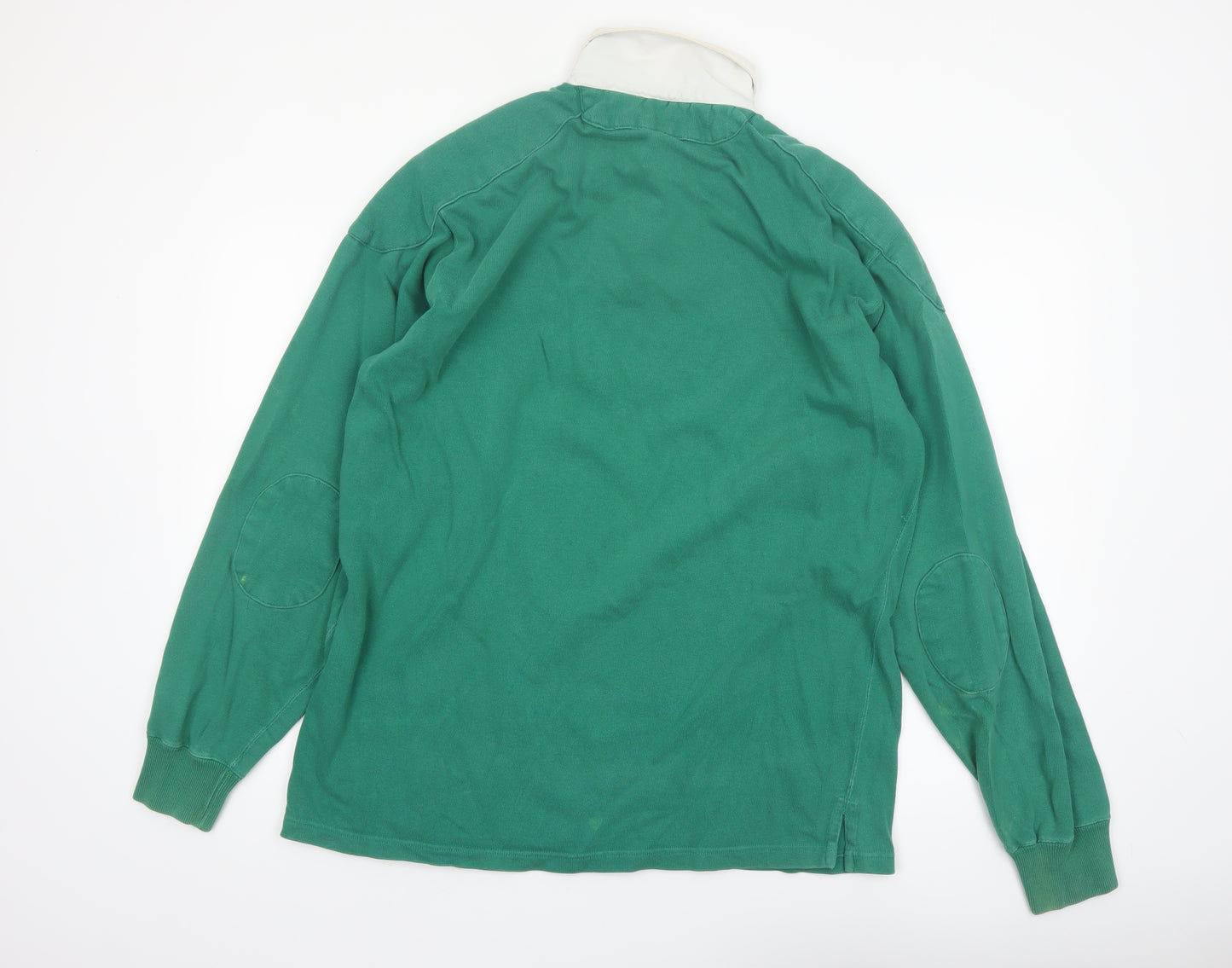 Polo Ralph Lauren Men's Green XL Long Sleeve Rugby Polo Shirt