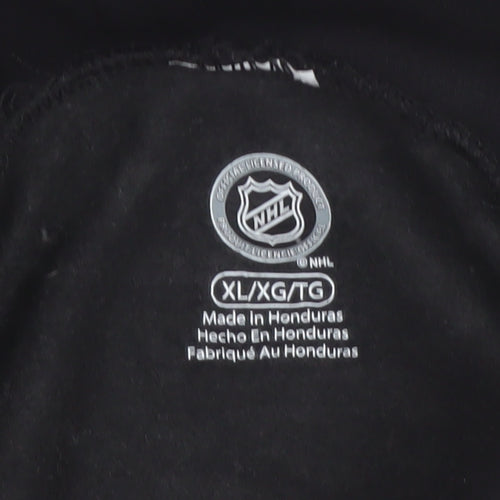 NHL Men's Black XL Pullover Hoodie Fleece Flyers Hockey Sweatshirt