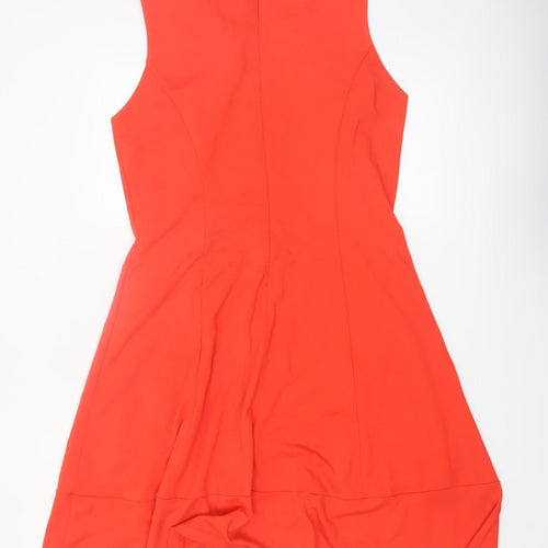 Phase Eight Women's Red Fit & Flare Sleeveless Dress UK 16