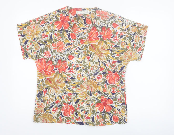 Marks and Spencer Women’s Multicoloured Floral Blouse Size 12