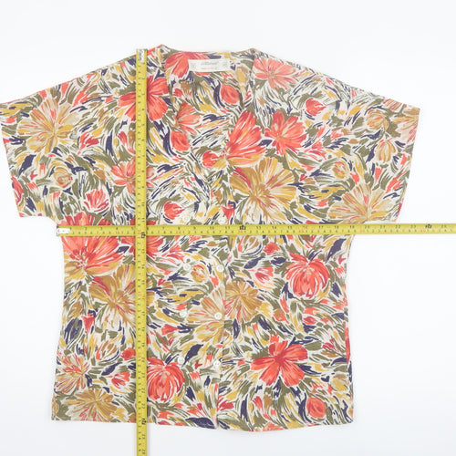 Marks and Spencer Women’s Multicoloured Floral Blouse Size 12