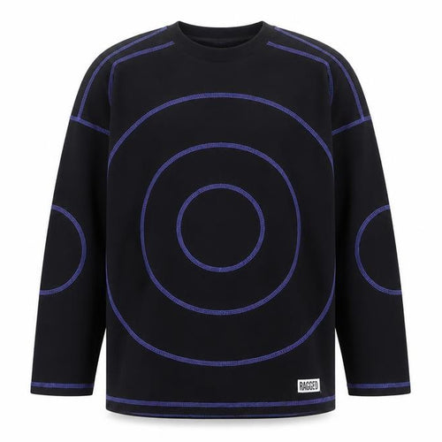 Ragged Jeans Men's Black XS Long Sleeve Graphic Cotton Top
