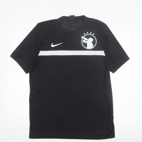 Nike Men’s Black Dri-Fit T-Shirt Sz L Slotty's Eleven Bud Spencer Sports Tee