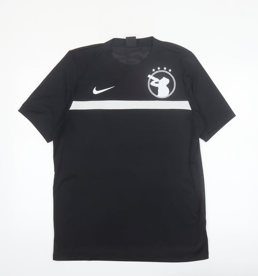 Nike Men’s Black Dri-Fit T-Shirt Sz L Slotty's Eleven Bud Spencer Sports Tee