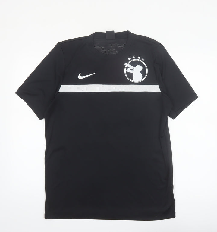 Nike Men’s Black Dri-Fit T-Shirt Sz L Slotty's Eleven Bud Spencer Sports Tee