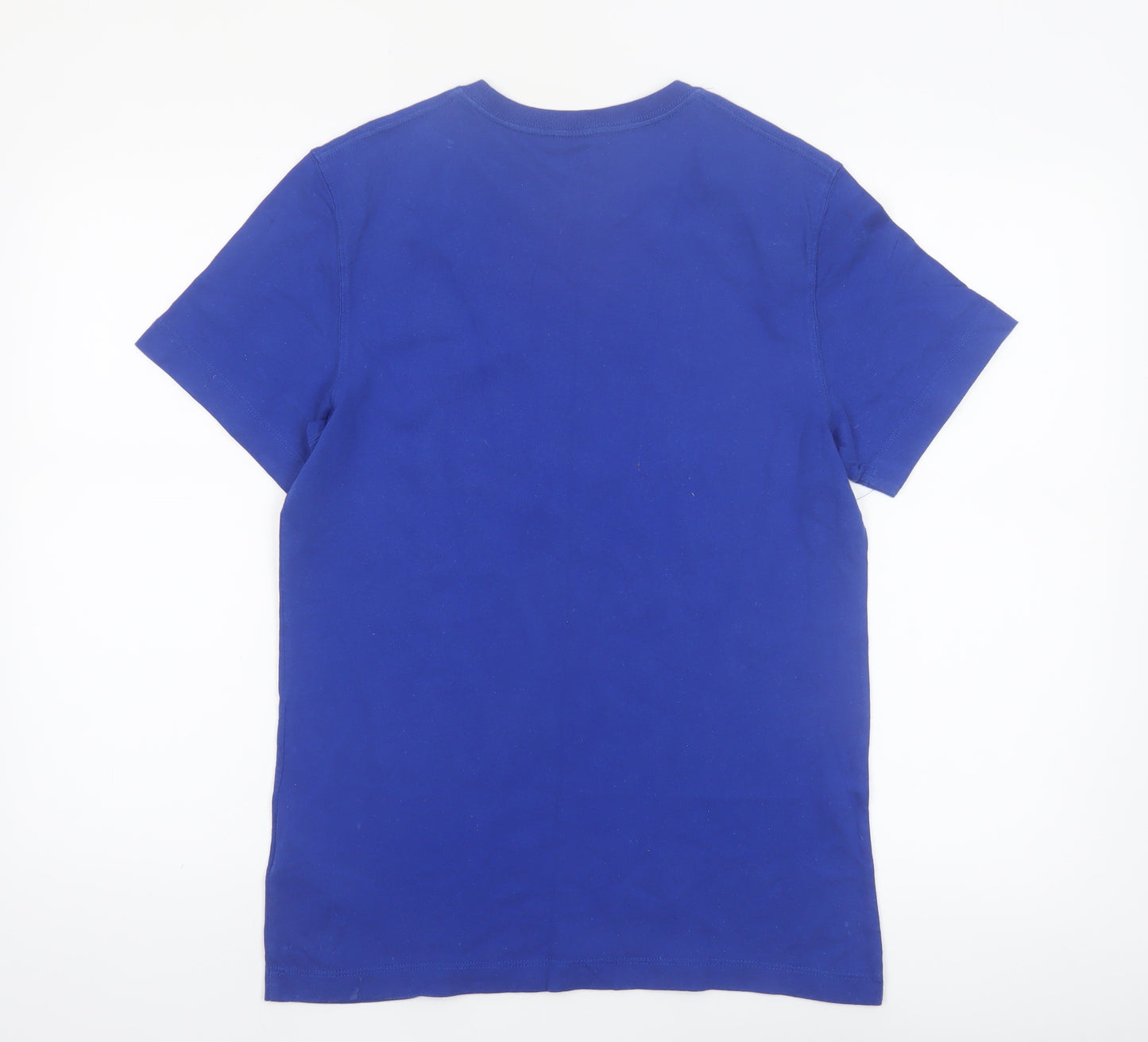 Timberland Men's Blue Regular Fit Cotton Graphic T-Shirt S