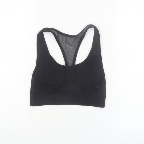 Victoria's Secret PINK Black Women's S Racerback Sports Bra