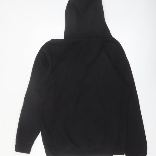 LFC Mens Black Pullover Hoodie Medium Football Club Sweatshirt