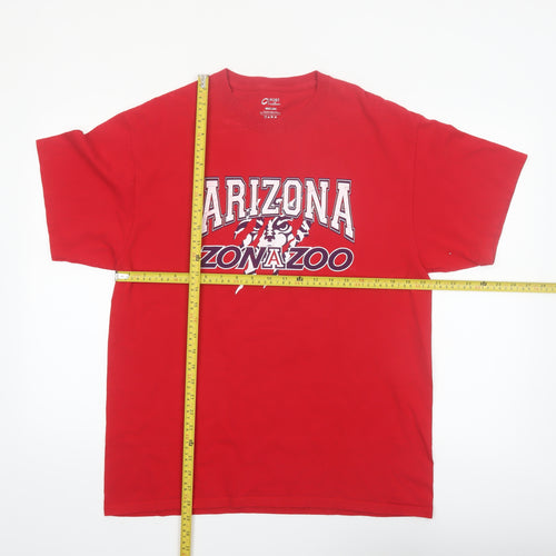 Port and Company Men's Red Arizona ZonaZoo Graphic T-Shirt L