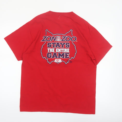 Port and Company Men's Red Arizona ZonaZoo Graphic T-Shirt L