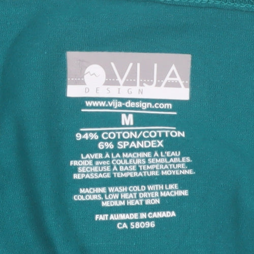 Vija Design Women’s Green Strapless Stretch Camisole Top M