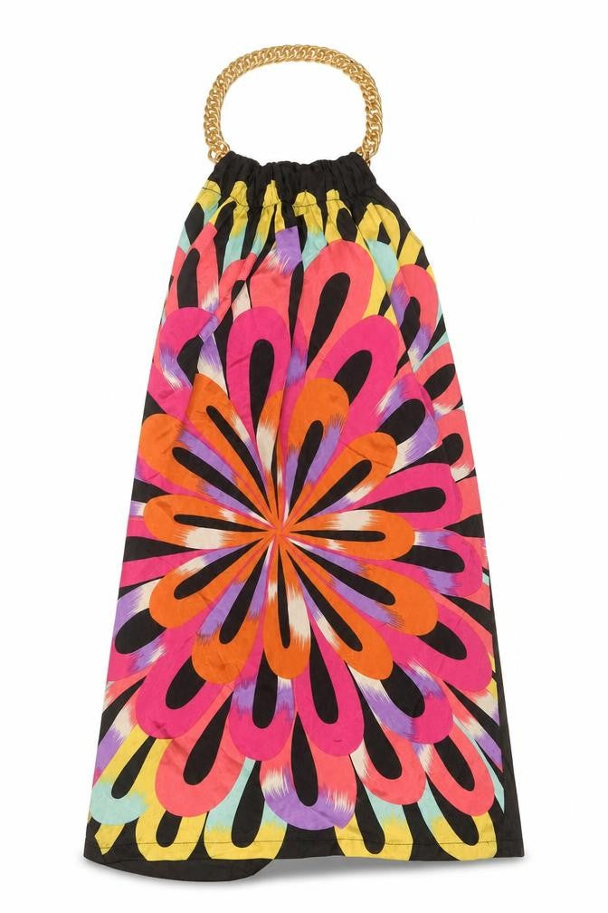Unique Boutique Women’s Multicoloured Halter Knee Dress S