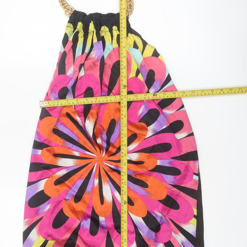 Unique Boutique Women’s Multicoloured Halter Knee Dress S