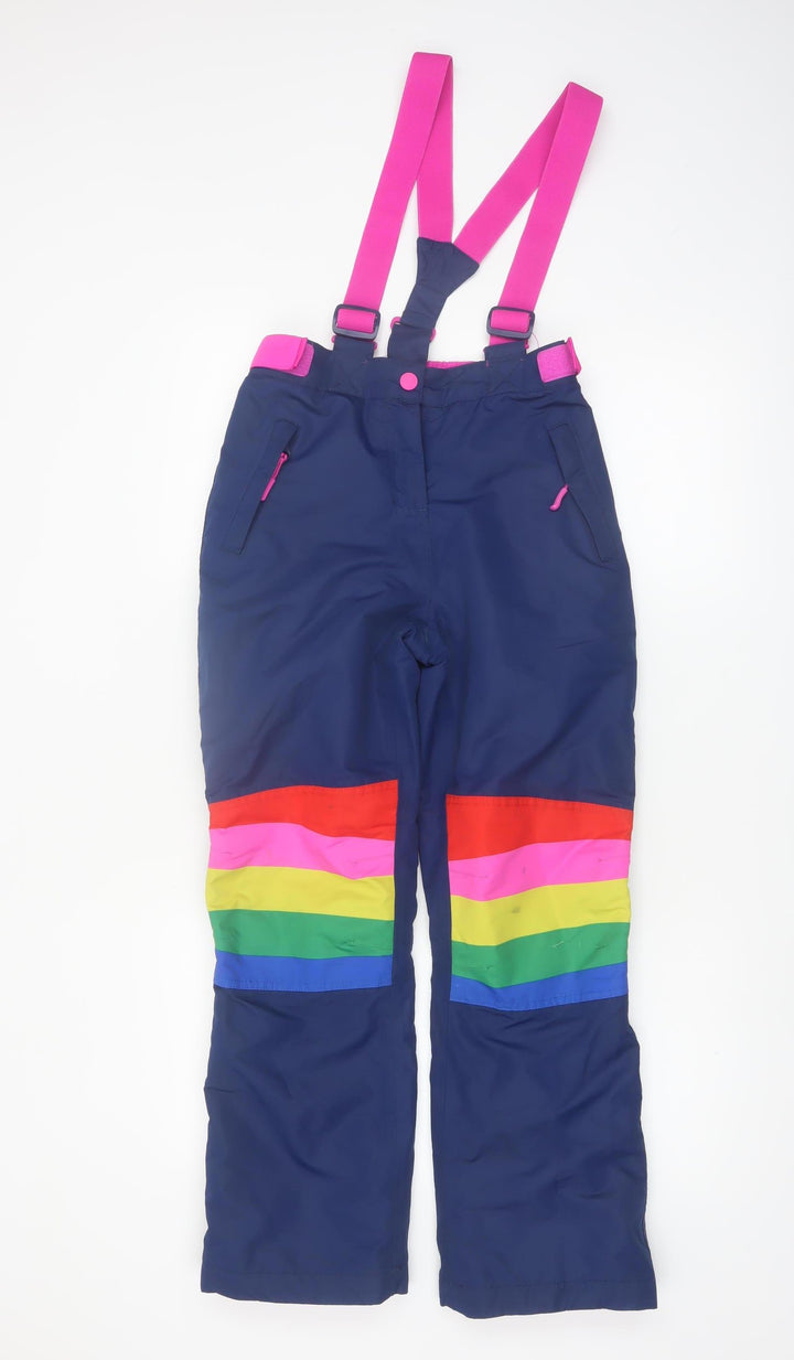 Boden Girls Multicoloured 11-12 Years Snow Pants Waterproof Ski Trousers