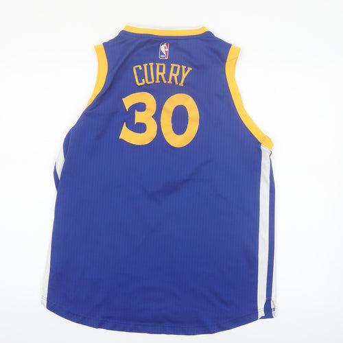 Adidas Men's Blue Golden State Warriors XL Sleeveless Basketball Top