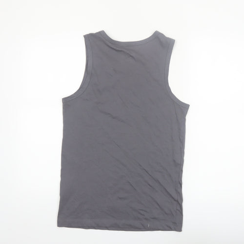 Nike Men's Grey XS Sleeveless Cotton Casual Sports Vest