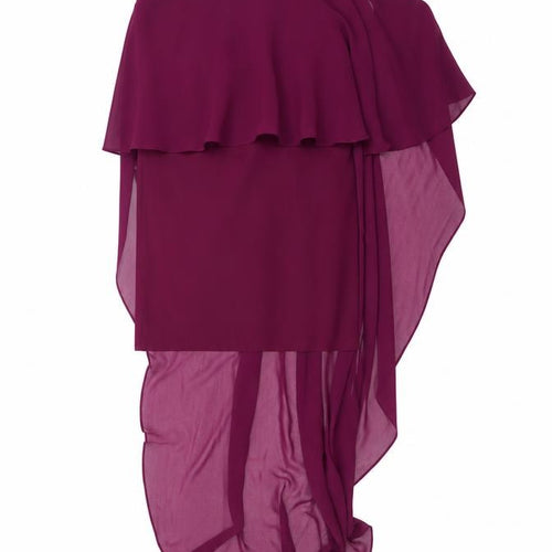 Marciano Women’s Purple One Shoulder Hi-Low Asymmetric Dress XS